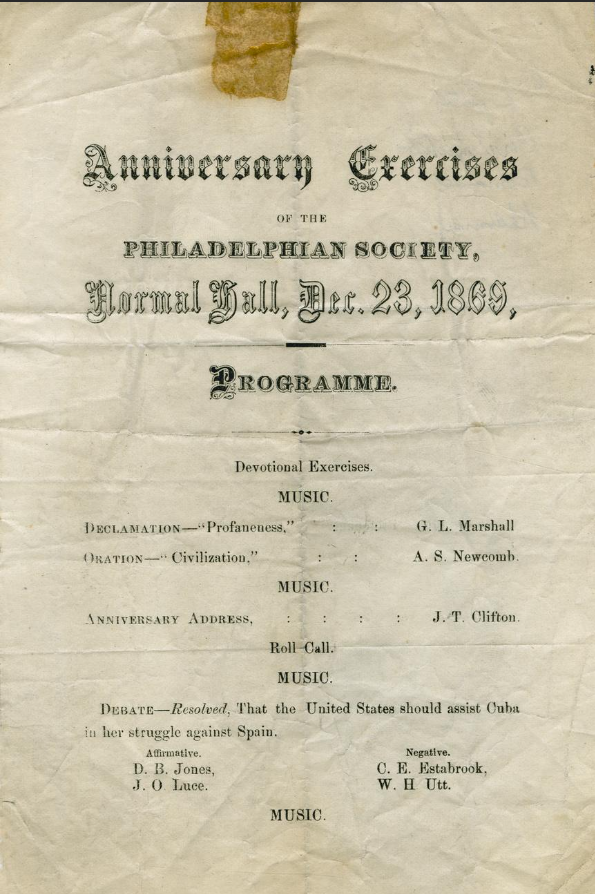 Phi Sigma house - AnniversaryExercises